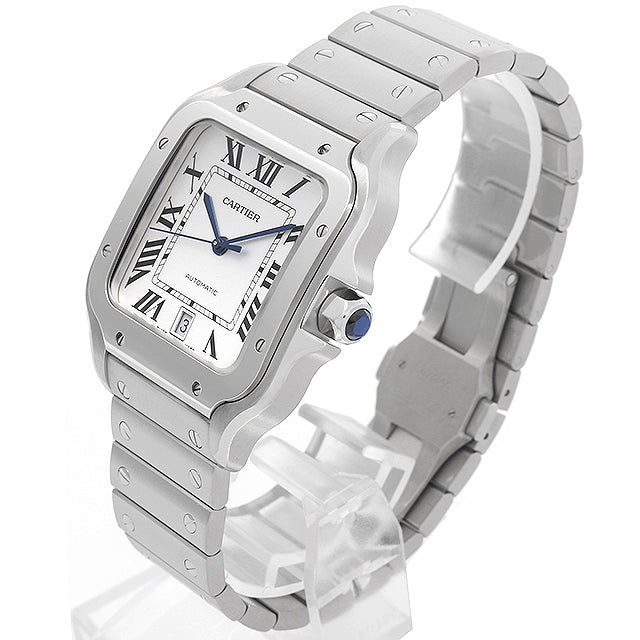 Cartier Santos White Dial Large Model